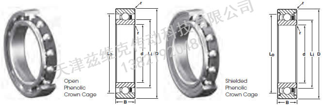 NHBB SSRI-544 力距管球軸承圖紙