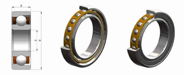 德國HQW角接觸球軸承S30X10M4HVVY971圖紙