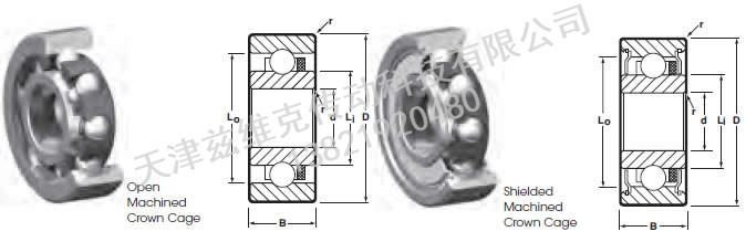 NHBB SSRI-518X3ZWO7MC 向心軸承圖紙