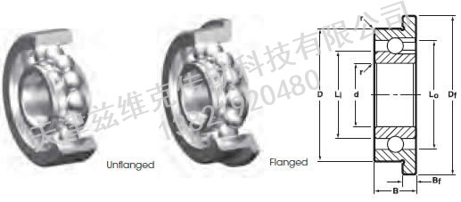 NHBB SSRI-5532F 深溝球軸承圖紙